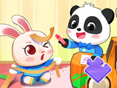 খেলা Jigsaw Puzzle: Baby Panda Play Time