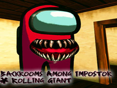 খেলা Backrooms Among Impostor & Rolling Giant