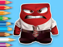 খেলা Coloring Book: Inside Out Angry