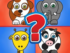 খেলা Kids Quiz: Animal Common Sense