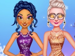 খেলা Frozen Princess New Year's Eve