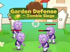 খেলা Garden Defense - Zombie Siege