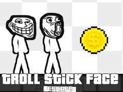খেলা Troll Stick Face Escape