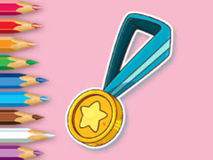 খেলা Coloring Book: Medal