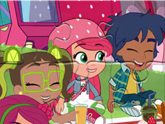 খেলা Jigsaw Puzzle: Strawberry Girl