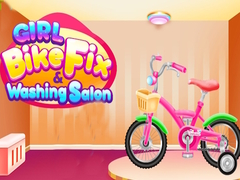 খেলা Girl Bike Fix & Washing Salon