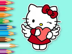 খেলা Coloring Book: Love Kitty