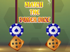 খেলা Match The Poker Dice