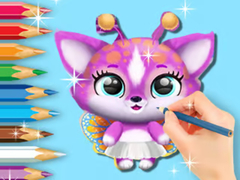 খেলা Coloring Book: Cute Fluvsies