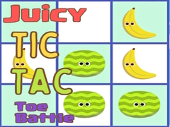 খেলা Juicy Tic Tac Toe Battle