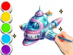 খেলা Coloring Book: Space Travel