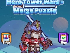 খেলা Hero Tower Wars Merge Puzzle