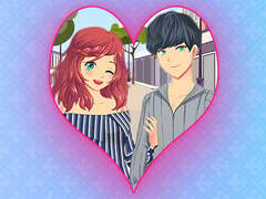 খেলা Romantic Anime Couples Dress Up Game