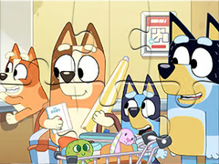 খেলা Jigsaw Puzzle: Bluey Shopping Day