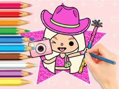 খেলা Coloring Book: Toca Baca World