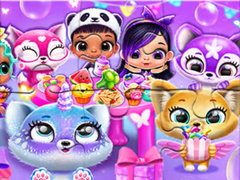 খেলা Jigsaw Puzzle: Fluvsies Family