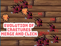 খেলা Evolution of Craetures Merge and Click