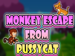 খেলা Monkey Escape from Pussy Cat
