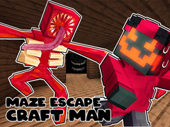 খেলা Maze Escape: Craft Man