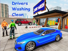 খেলা Drivers Washing Clean