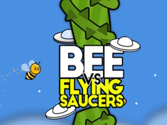 খেলা Bee vs flying saucers