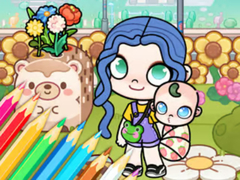 খেলা Coloring Book: Avatar World Babycare
