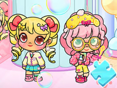 খেলা Jigsaw Puzzle: Avatar World Candy Girl