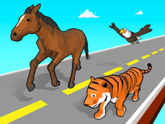 খেলা Animal Transform Race