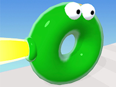 খেলা Bouncy Blob Race: Obstacle Course