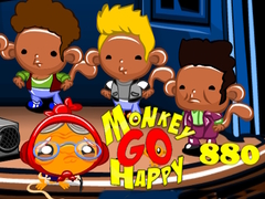 খেলা Monkey Go Happy Stage 880 New Monkeys On Block Theme
