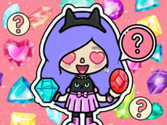 খেলা Kids Quiz: Color Of Gems
