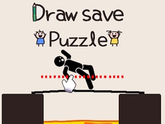 খেলা Draw Save Puzzles