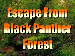 খেলা Escape from Black Panther Forest