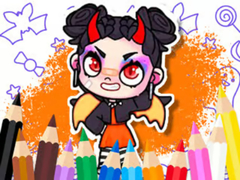 খেলা Coloring Book: Avatar World Cute Devil