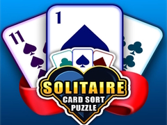 খেলা Solitaire Card Sort Puzzle