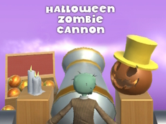 খেলা Halloween Zombie Cannon