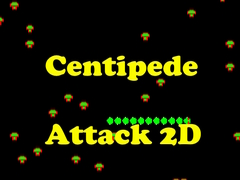 খেলা Centipede Attack 2D