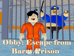 খেলা Obby: Escape from Barry Prison