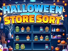 খেলা Halloween Store Sort