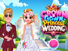 খেলা Crown & Gown Princess Wedding