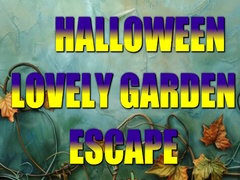 খেলা Halloween Lovely Garden Escape