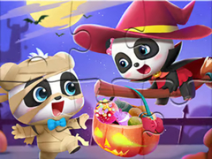 খেলা Jigsaw Puzzle: Baby Panda Halloween
