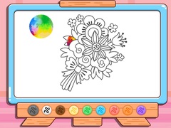 খেলা Coloring Book: Flower Bouquet