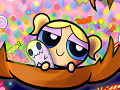 খেলা Jigsaw Puzzle: Powerpuff Girl Halloween