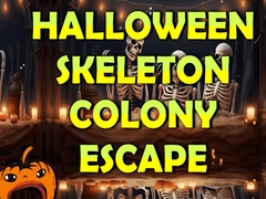 খেলা Halloween Skeleton Colony Escape