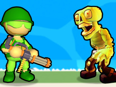 খেলা Destruction of Stickman Zombie