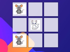 খেলা Tic-tac-toe Mouse Vs Cat