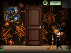 খেলা Amgel Halloween Room Escape 40