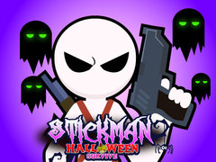 খেলা Stickman Halloween Survive