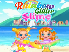 খেলা Rainbow Glitter Slime